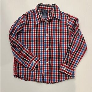 Nautica Kids Checkered Button-Down Shirt